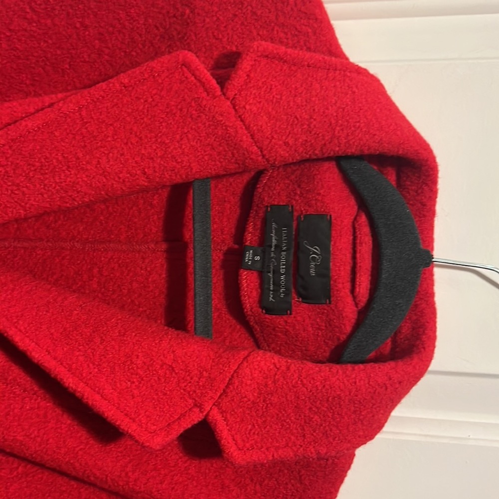 J.Crew Red Wool Jacket - Picture 6 of 6